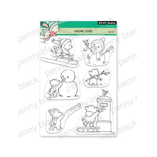 Penny Black Clear Stamps - Snow Cute 30-942