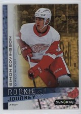 2023 Upper Deck Synergy Rookie Journey Away Gold /149 Simon Edvinsson #RJ-5 r6v