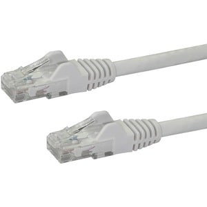 Startech 100Ft Cat6 Ethernet Cable White Snagless Gigabit 100W Poe Utp 650Mhz Ca