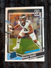 2023 Panini Donruss Optic NFL Nolan Smith Rated Rookie Football Card #283