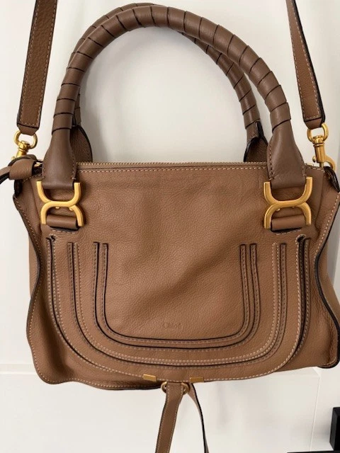 Chloe — Chloe  'Medium Marcie' Leather Satchel RETAIL $1990   Gold Hardware