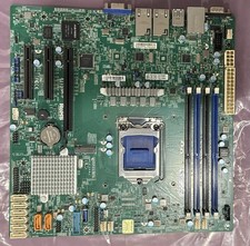 Supermicro X10SSH-F Server Motherboard LGA1150 DDR4 ECC IPMI Xeon E3  Tested