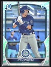 2023 Bowman #BCP-73 Axel Sanchez Chrome Prospects Lunar Glow Refractors