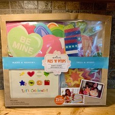 Hallmark Pics N Props Baby's First Holidays Photo Kit Album 25 Props