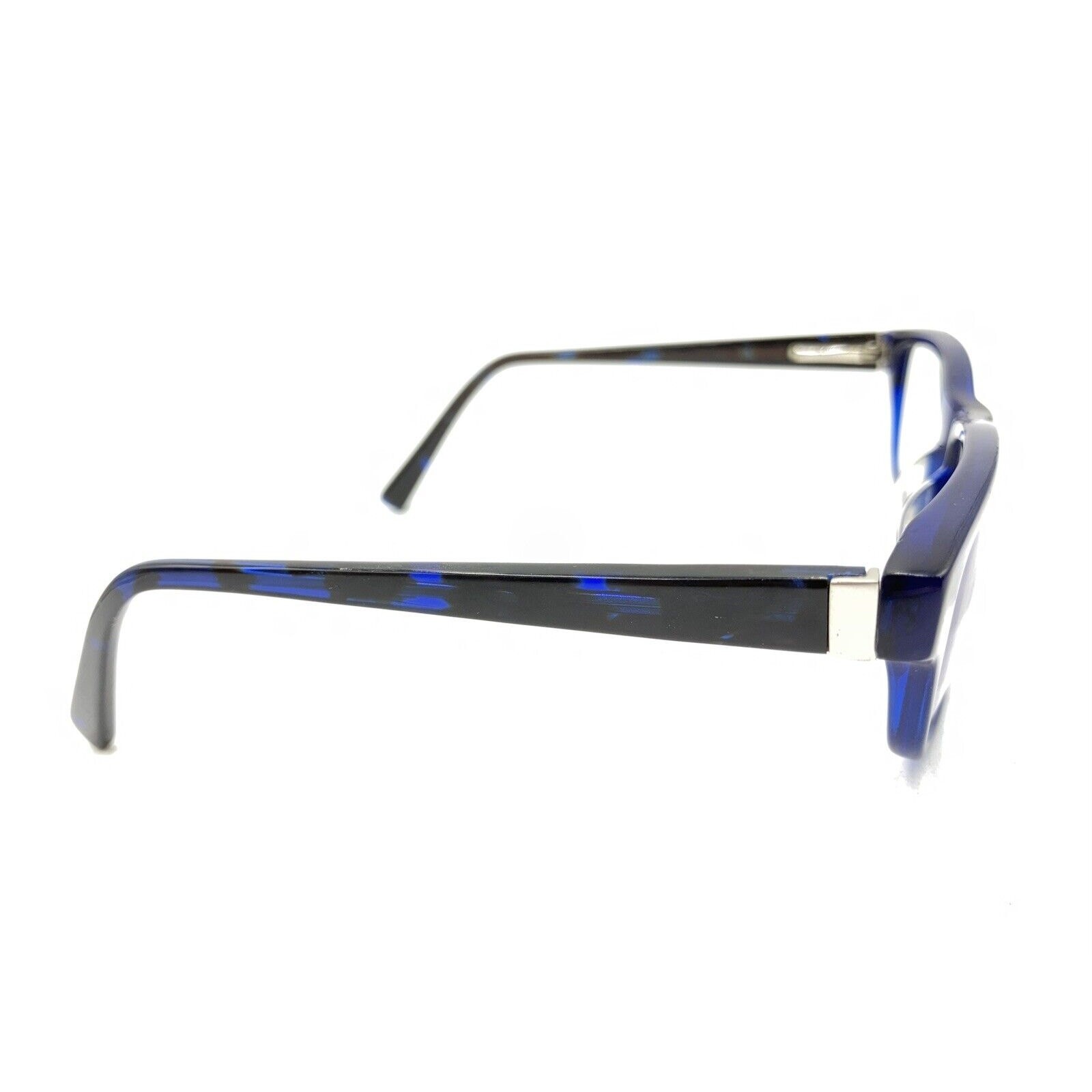 Nike 5518 428 Blue Black Rectangle Eyeglasses Frames 49-15 130 Designer Kids thumbnail 4