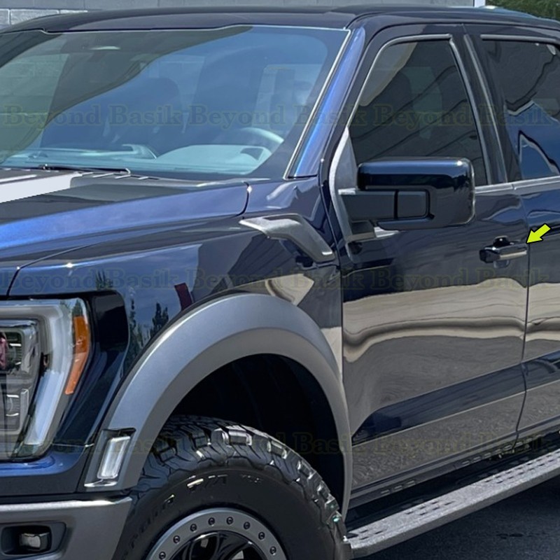 For 2021-2026 Ford F150 FRONT Door Handle COVERS 1KH W/o SMK HX