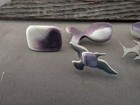 Vintage Lot Of Wampum 9 Pins Without Back Clips Plus Wampum Sign — photo 6