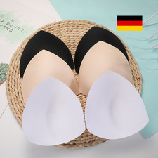 BH Einlagen Cups Pads Sport Schalen Bikini Damen Wei&szlig;/Schwarz/Beige