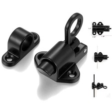 Self-Locking Spring Door Latch Set 8 Pack - Compact and Convenient Security