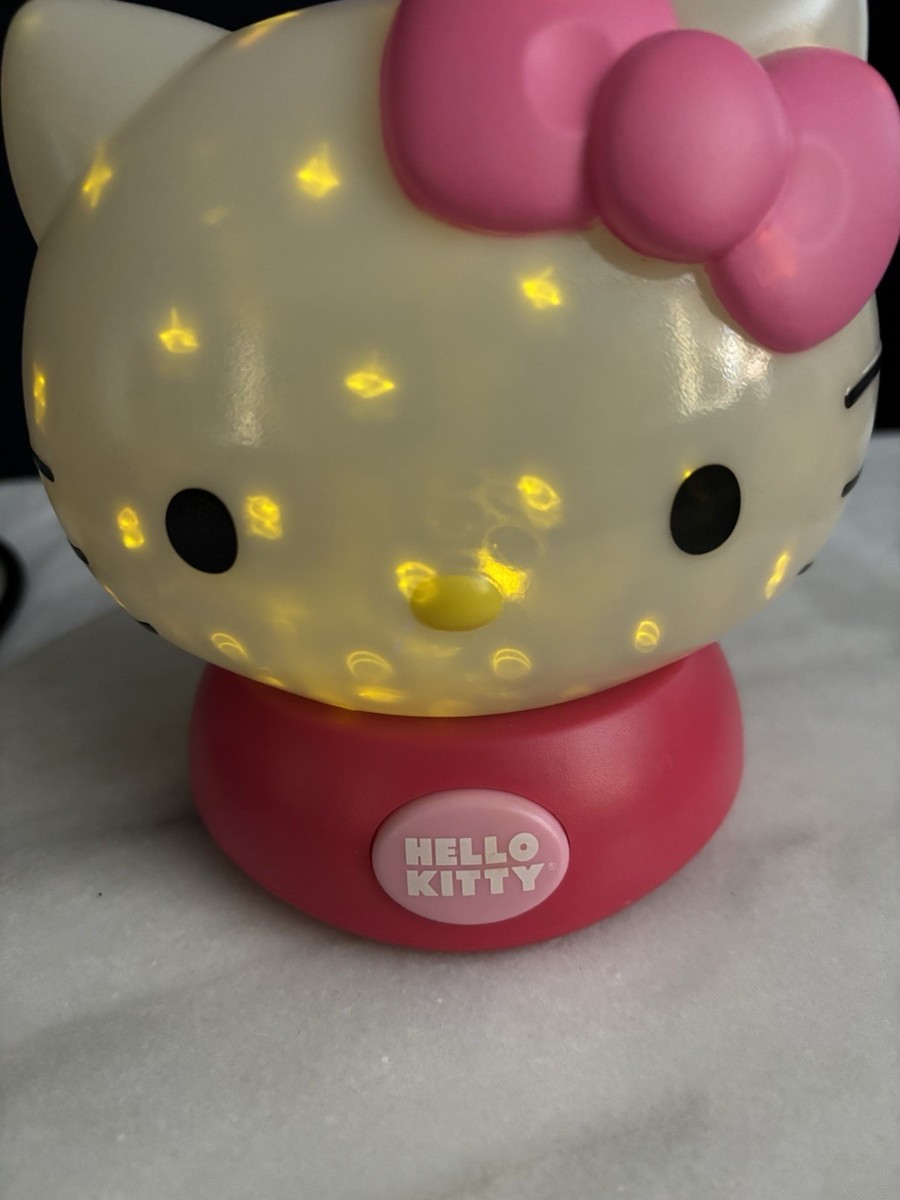 Hello Kitty Color Changing Night Light Pink Projector Lamp by