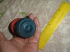 Middlebury Vermont USA VTG Montgomery Schoolhouse natural wood rattle bell toy — photo 5