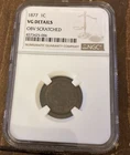 1877 Indian Head cent, NGC VG details
