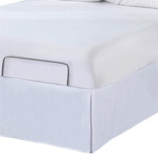 Bed Maker's Wrap-Around Microfiber Bed Skirt for Adjustable Beds Tailored Sty...