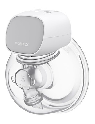 Double Electric Portable Breast Pump 24mm Rechargeable Hands-Free Silver Gray