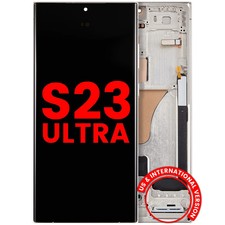 For Samsung Galaxy S23 Ultra OLED Display Screen Fingerprint Sensor Cream