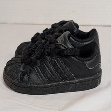 ADIDAS SUPERSTAR II BLACK 676622 TODDLER SIZE 3 K