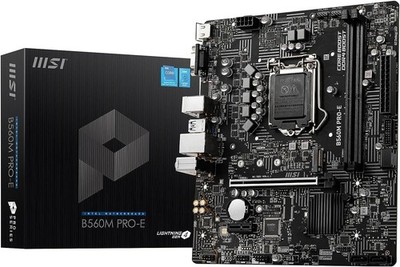 MSI B560M Pro-E Mainboard Sockel 1200 Intel B560 DDR4 Dual Channel µATX M.2
