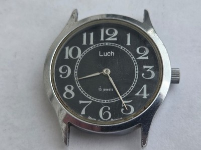 Russian Soviet Wristwatch Watch Luch 15 Jewels Made in Belarus Working US Seller
