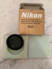 Nikon 62mm Circular Polarizing Filter CPL  Excellent Condition w/Box  Case