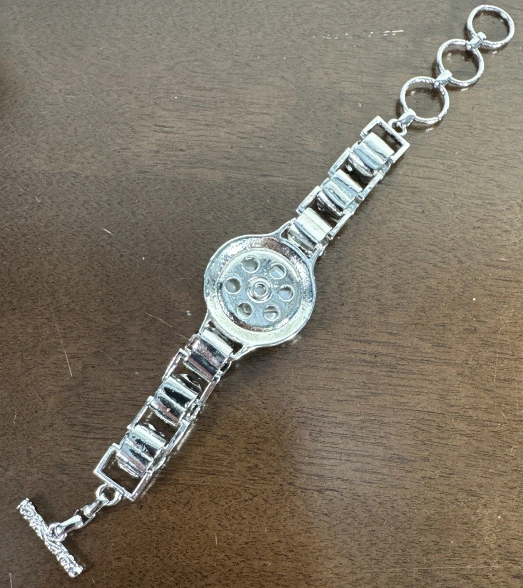 Interchangeable Snap Bracelet With Rose Link Chai… - image 7