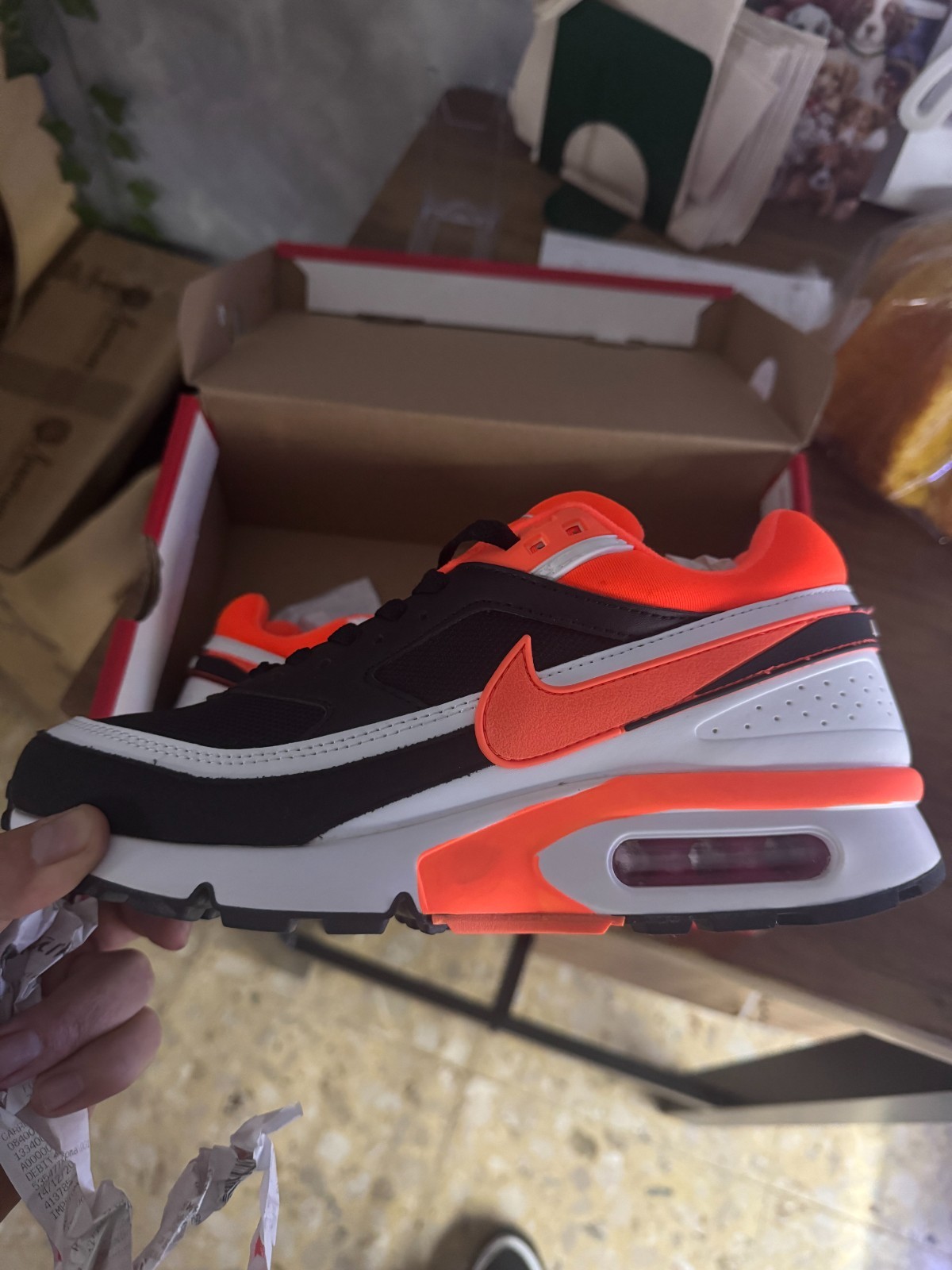 Air Max Bw Classics Men's 43 White Orange