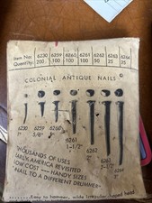 .5/8 Rosehead 100 Nails Wrought Iron Vintage Rustic Decorative Look