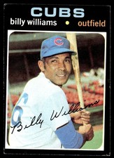 1971 Topps Billy Williams  -- VG+ Chicago Cubs #350