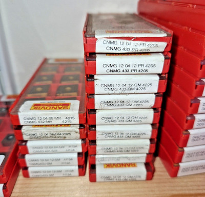 10 x Sandvik CNMG Wendeschneidplatten LATHE TURNING CARBIDE INSERTS 19% Mwst