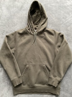Carhartt WIP Hooded Chase Sweatshirt Mens Size Medium Cotton Blend Olive Green