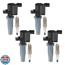 BDFHYK Confezione Bobina Accensione UF621 e Candele Iridio 5019 Comp