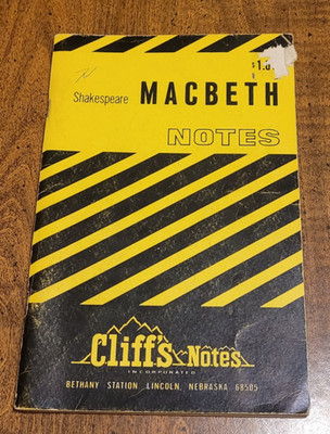 MACBETH / CLIFFS NOTES / ACCEPTABLE