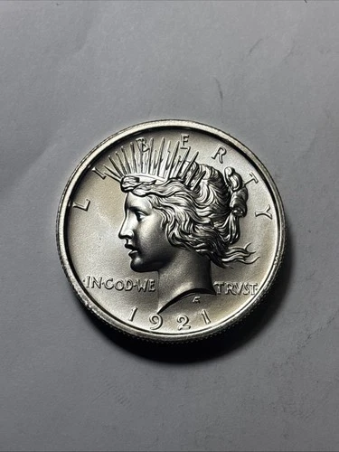 1921 HIGH RELIEF PEACE DOLLAR TRIBUTE 2 OZ .999 HIGH RELIEF SILVER ROUND