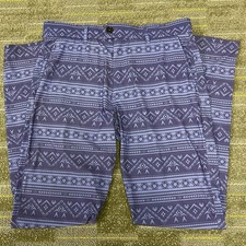 Greyson Men's Ghostwolf Trouser Golf Pants size 32x32 Aztec Print Stretch Casual