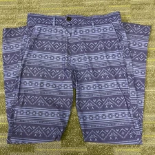 Greyson Men's Ghostwolf Trouser Golf Pants size 32x32 Aztec Print Stretch Casual