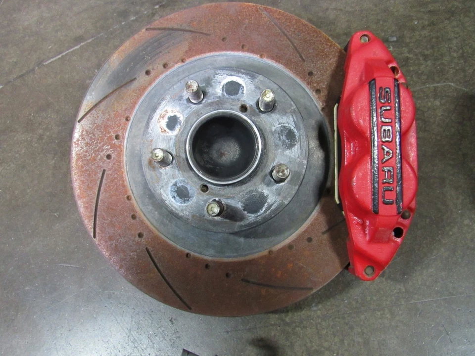 JDM Subaru BRZ Scion FRS Brake Spindles 4 Piston Front 2 Piston Rear Calipers - Image 2 of 4