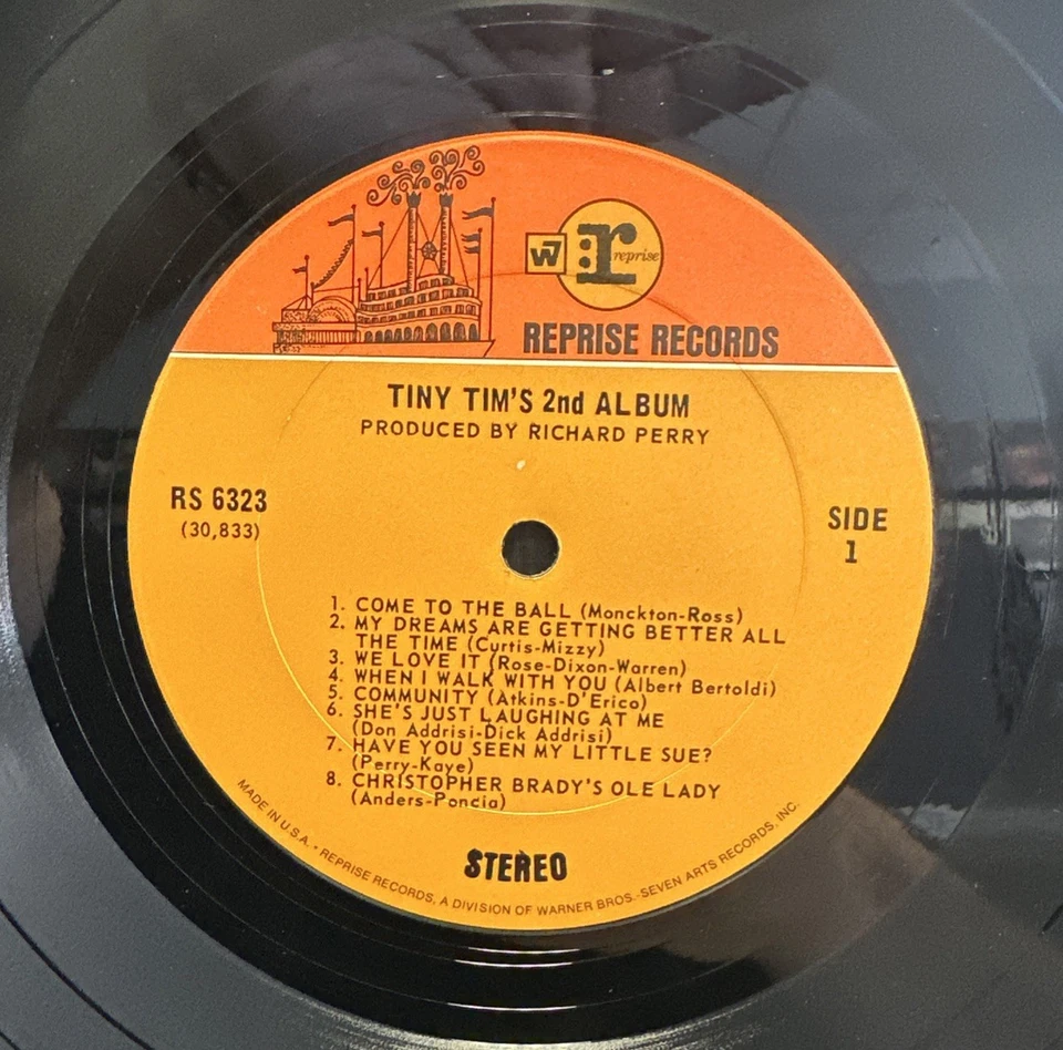 Tiny Tim - Tiny Tim’s 2nd Album - Reprise LP VG ROCK STEREO 2 TONE LBL 1969 - Image 2 of 4