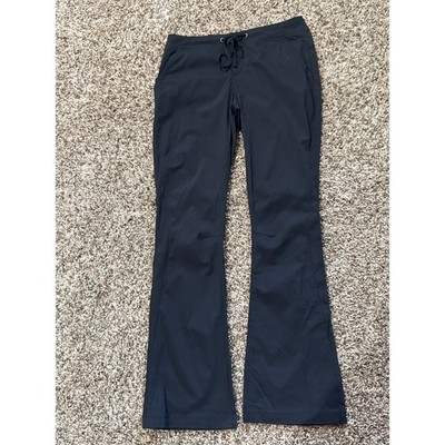 Columbia Omni-Shield Hiking Pants Womens 8 Black Outdoor Water Repellent Stretch