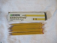 9 Used Vintage Dixon Executive No. 2 1402-2 Pencils