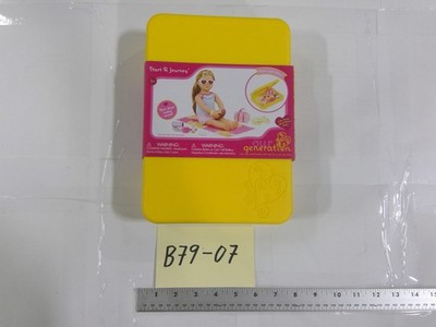 Our Generation Start A Journey Yellow Doll Storage Case Travel Trunk 18 Inch New