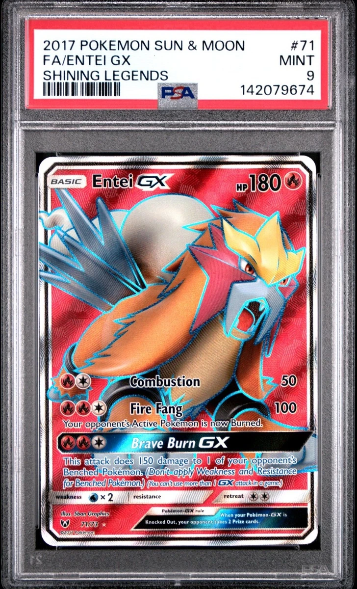 Entei Pokmon TCG Professional Sports Authenticator (PSA) Individual  Trading Card Games for sale - eBay