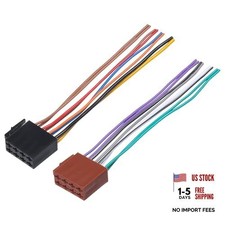 8 8 Pin Universal Car Radio Stereo Wiring Harness Car Audio Video Wire Cable