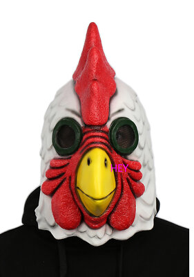 2025 NEW Game Richard Rooster Mask Hotline Miami Cosplay Latex Mask Adult Props