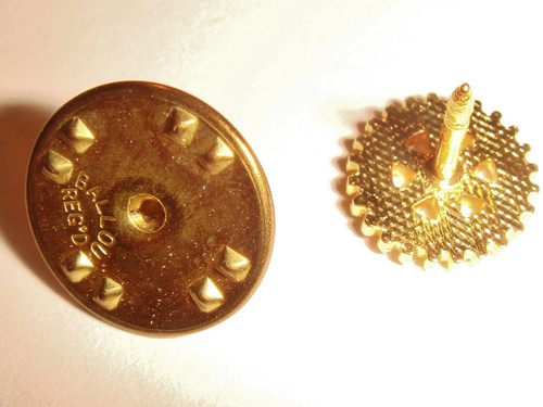 Vintage Gold Enamel Rotary International Small Lapel Pin Screw Back - Picture 4 of 4