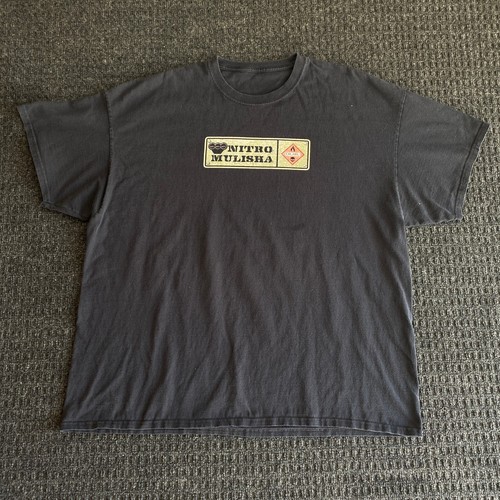 Vintage Nitro Mulisha Infantry Division Hot Rod Racing T Shirt Black 2XL - Picture 2 of 5