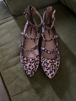 Mossimo Supply Co. Ankle strap leopard 