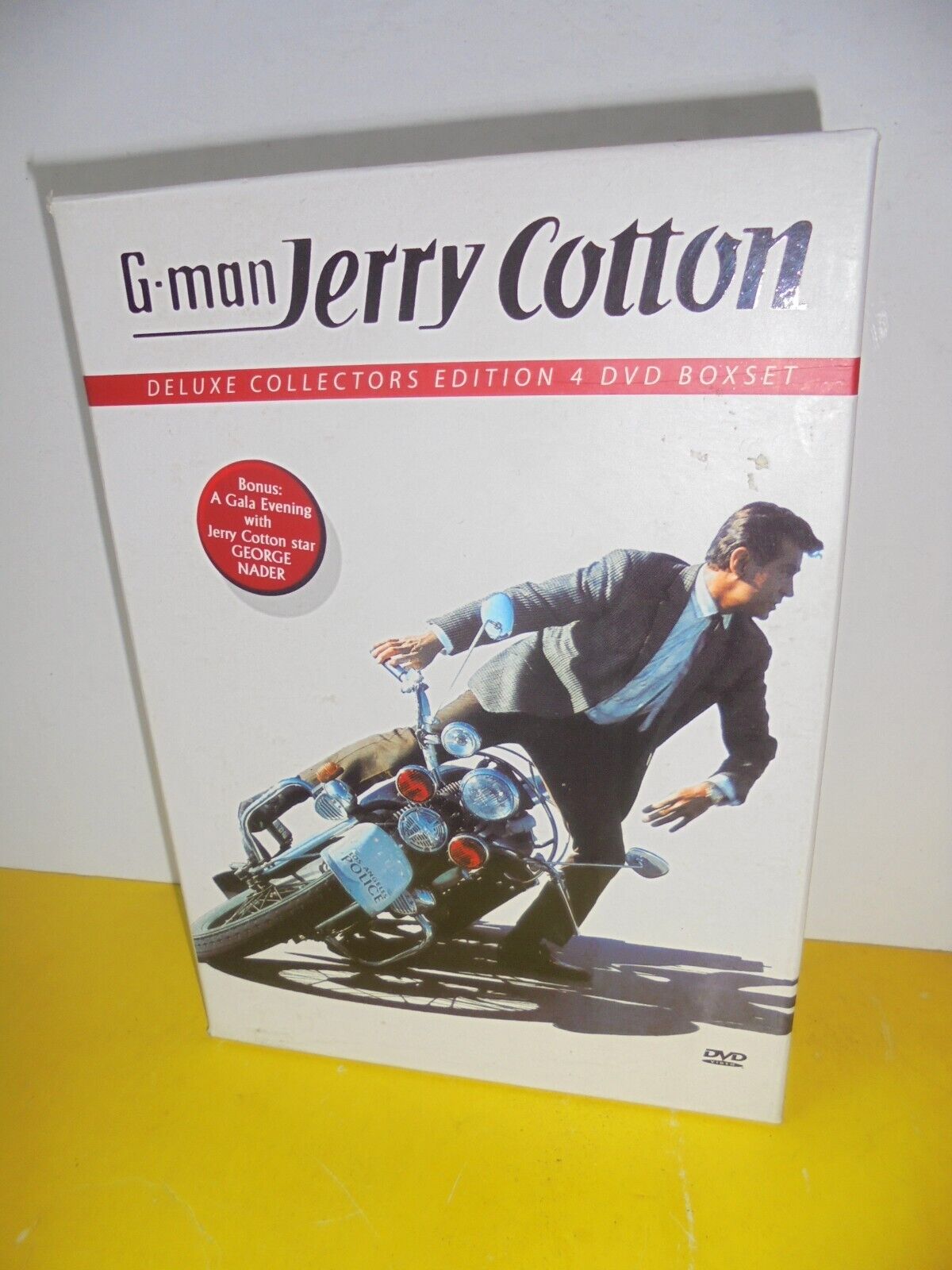DVD BOX MIT 4 DVD'S - G-MAN JERRY COTTON