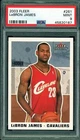 LeBron James Rookie Card 2003-04 Fleer #261 PSA 9