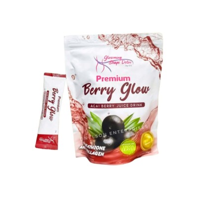 Cris Cosmetics Premium Berry Glow Acai Berry Juice, 10 Sachets