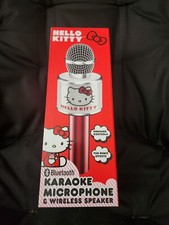 HELLO KITTY BLUETOOTH KARAOKE MICROPHONE AND WIRELESS SPEAKER