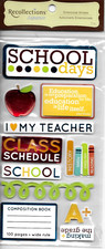 SCHOOL Days Teacher Class Books Making Grade Schedule Recollections Stickers